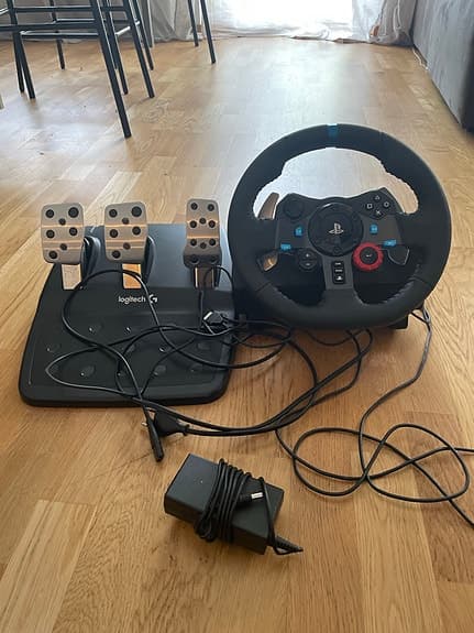 Logitech G29 ratt och pedaler för Playstation/PC