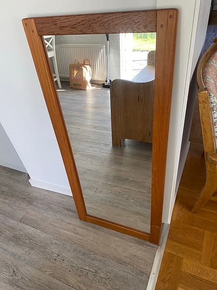 Spegel teak retro vintage