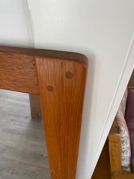 Spegel teak retro vintage