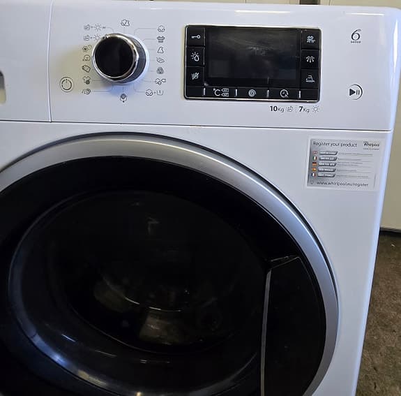 Whirlpool kombinerad tvättmaskin med torktumlare – 2 500 kr