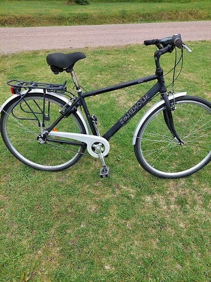 Herrcykel svaneholm 3växlad fotbroms och handbroms  orginallås