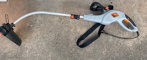 Meec Tools grästrimmer trimmer 723068 bärrem eldriven