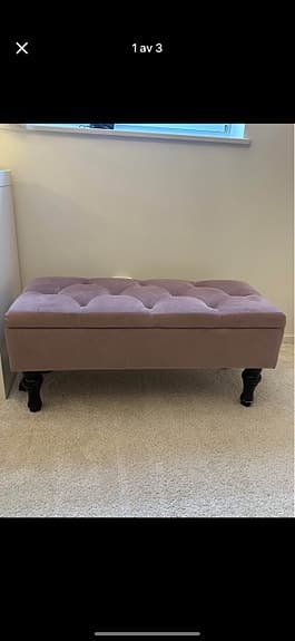 Bänk / sittpuff