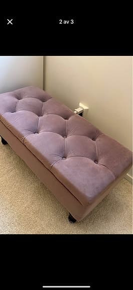 Bänk / sittpuff