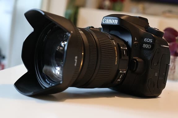 Canon EOS 80D + Sigma 17-50mm f/2.8 OS HSM –under 8000 exponeringar