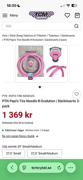 Däckinserts PTN 2 st
