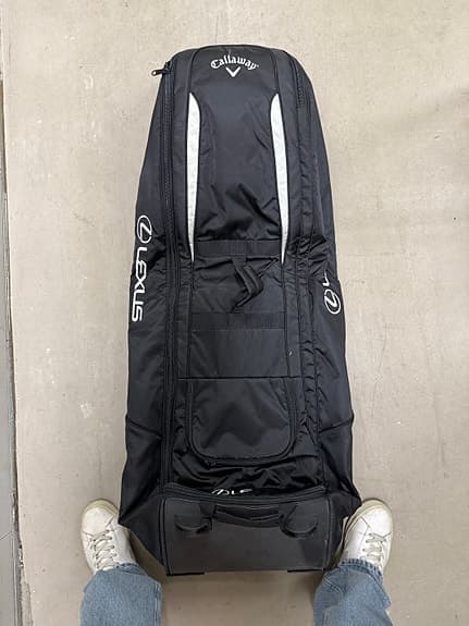 Callaway Lexus svart resväska/golfbag med hjul