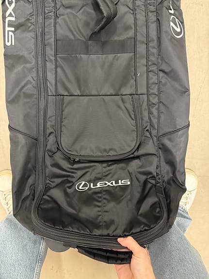 Callaway Lexus svart resväska/golfbag med hjul