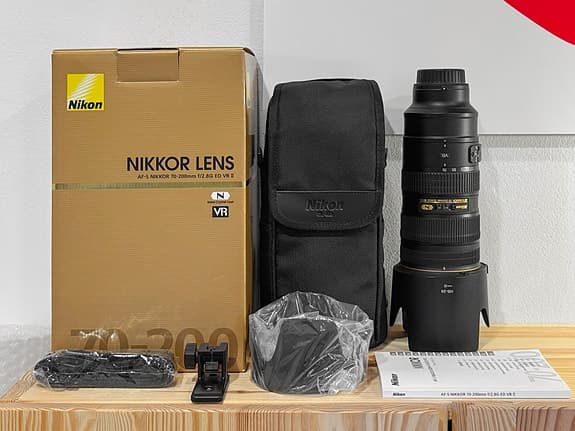 Nikon AF-S Nikkor 70-200 f/2,8 ED VRII som ny