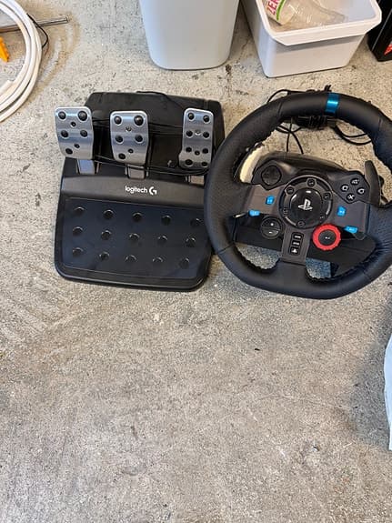 Logitech G29 ratt och pedaler för Playstation och PC