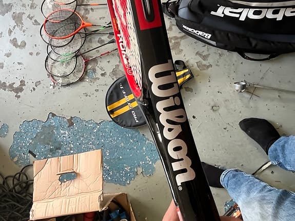 Wilson tennisracket svart/röd