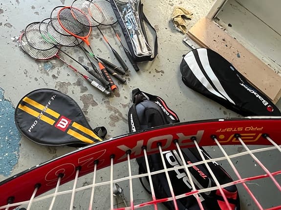 Wilson tennisracket svart/röd