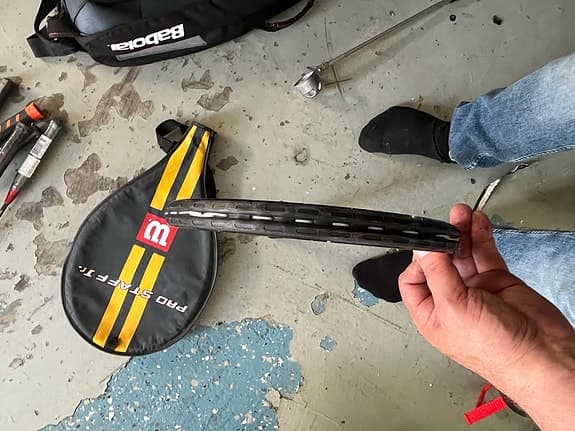 Wilson tennisracket svart/röd
