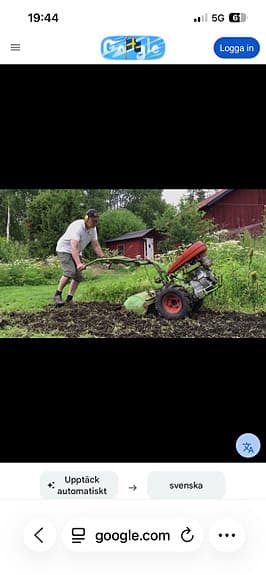 Agria 2400 jordfräs med bensinmotor