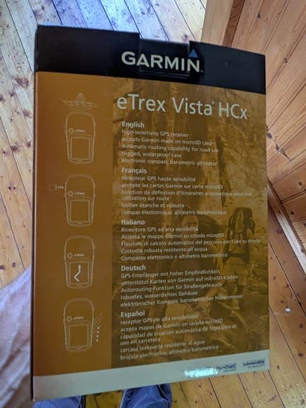 GPS Garmin eTrex Vista HCx