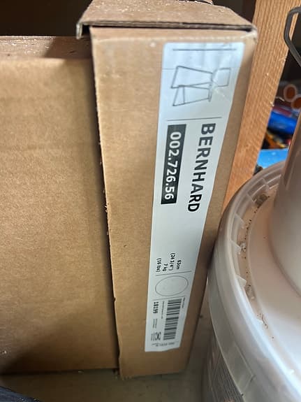 Fem barstolar BERNHARD från IKEA.