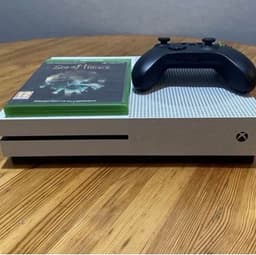 Microsoft Xbox One vit spelkonsol med handkontroll