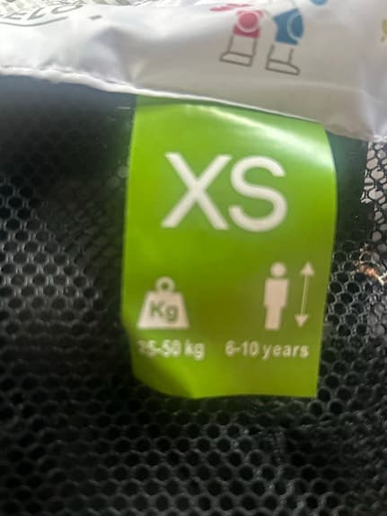 Oxelo skyddsutrustning barn XS svart