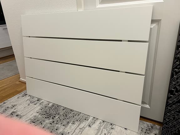 Nordli sänggavel 120cm med förvaring/nattduksbord