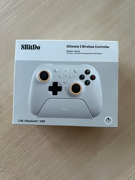 8BitDo Ultimate 2 Wireless Controller (White) – PC / Android