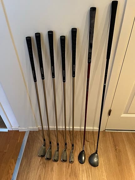 Golfset Donnay Evolution 6–P + 5 wood & hybrid dam