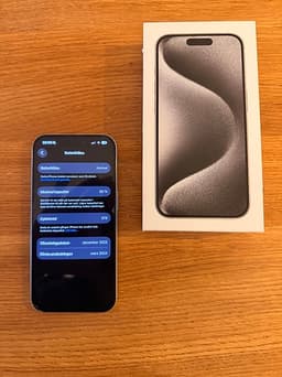iPhone 15 Pro 128GB 86% Batterihälsa