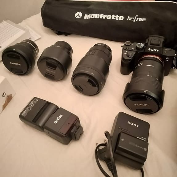 Objektiv och tillbehör till Sony A7 iii