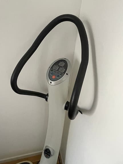 Maxfit vibrationsplatta träningsmaskin vit/svart