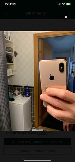 Apple iPhone 64 GB mobiltelefon guld