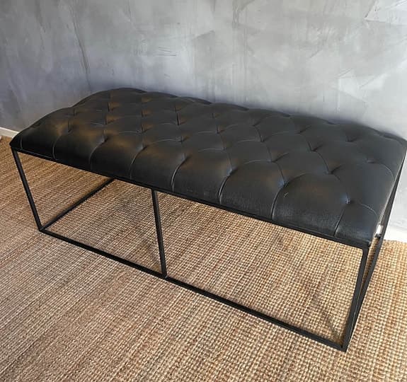 Sittbänk i konstläder