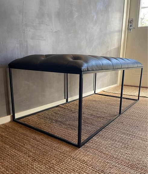 Sittbänk i konstläder