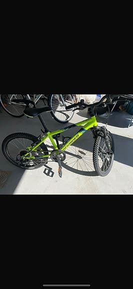 Rockrider 20" mountainbike grön