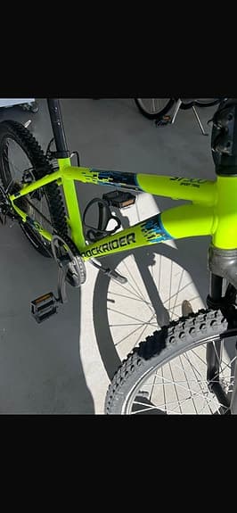 Rockrider 20" mountainbike grön