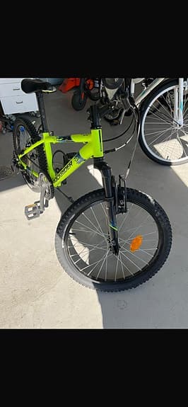Rockrider 20" mountainbike grön