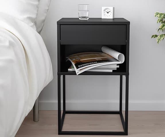 IKEA VIKHAMMER - 2 st avlastningsbord/nattduksbord mkt fint skick