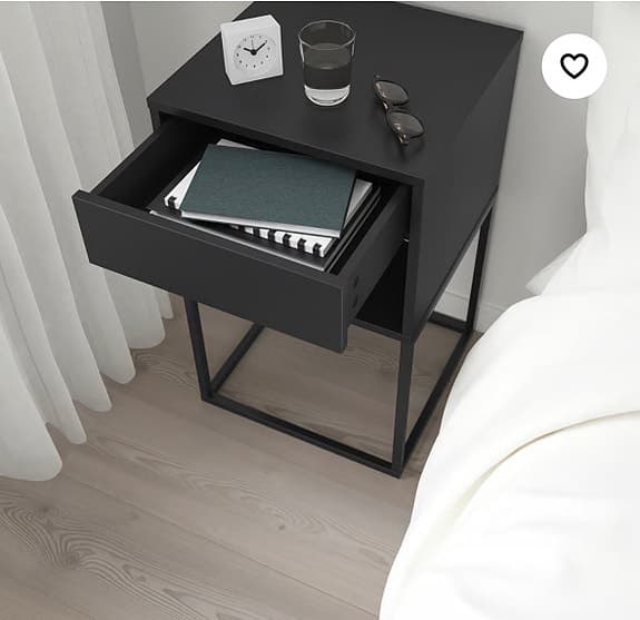 IKEA VIKHAMMER - 2 st avlastningsbord/nattduksbord mkt fint skick