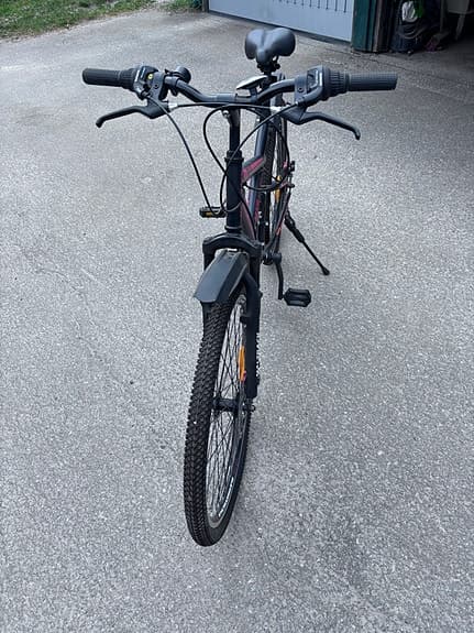 Mountainbike Target 26" - Röd med stöd dämpare.
