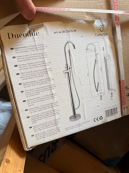 Damixa Dueodde duschblandare krom