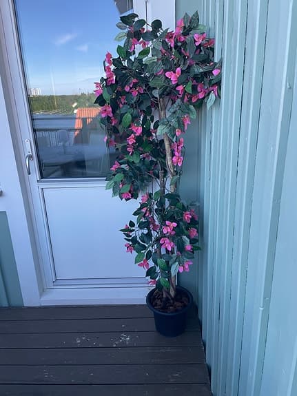 Konstväxt (träd) ca 180 cm med äkta stammar