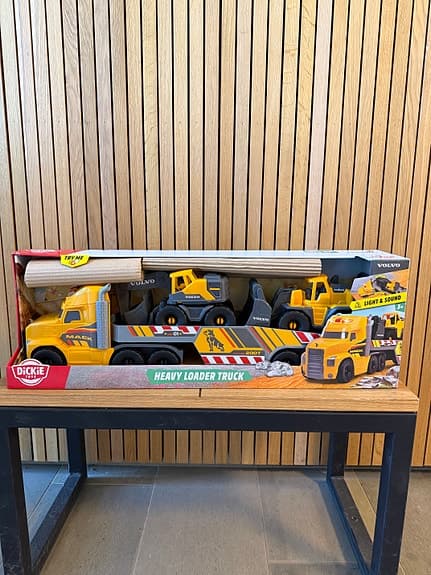 Dickie Toys Leksaksbil Mack/Volvo Heavy Loader Truck