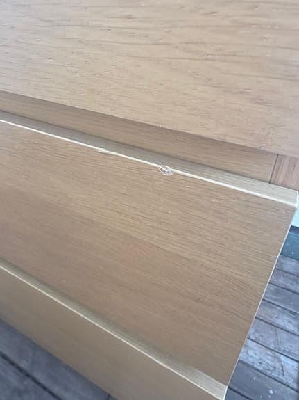 Malm Byrå Ek 4 lådor