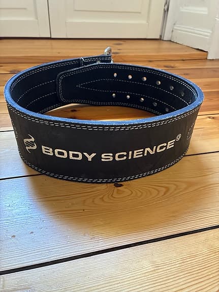 Body Science träningsbälte svart