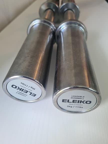 Eleiko Loadable Dumbbell 5 kg x2 – Oanvända