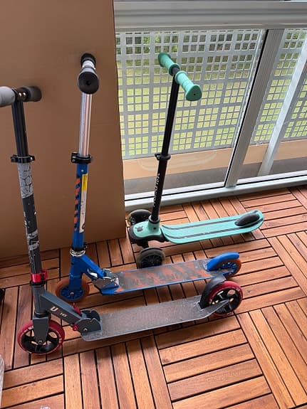 Sparkcyklar för barn och ungdom 500 kr för ALLA 3