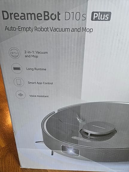 Dreame D10s plus robotdammsugare och mopp med auto-tömning