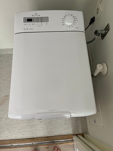 Elvita toppmatad tvättmaskin 7kg