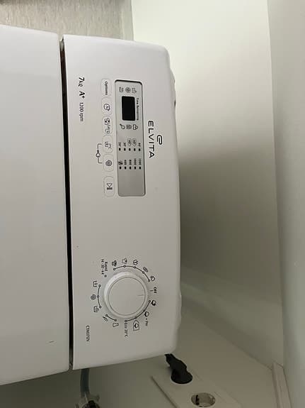 Elvita toppmatad tvättmaskin 7kg