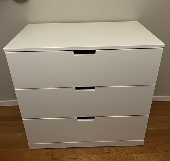 Nordli byrå 3 lådor
