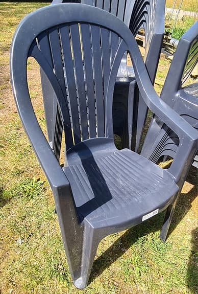 Stapelbara blå trädgårdsstolar Jardin - Made in Holland