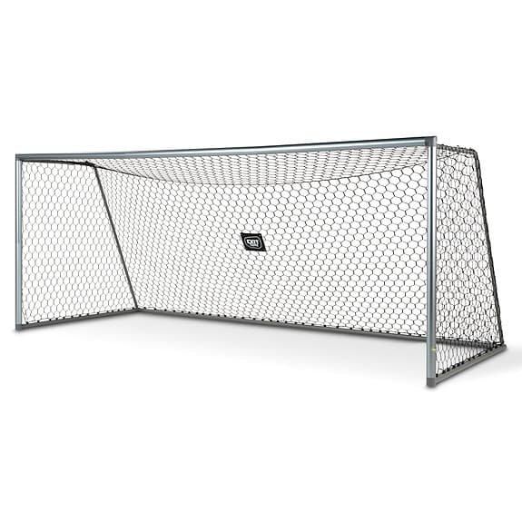 Stort fotbollsmål i aluminium